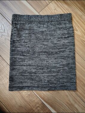 Forever 21 Gray Marled Knit Mini Skirt